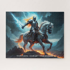 Epic Mörk Knight & Stallion Art Puzzle Collection Pussel