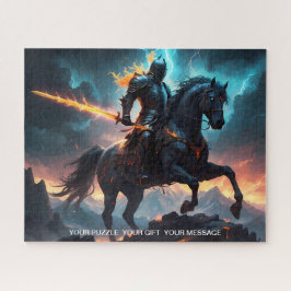 Epic Mörk Knight & Stallion Art Puzzle Collection Pussel