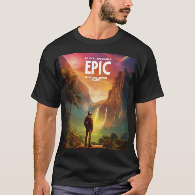 "Epic Movie T-Shirt Design - Iconic and Cinematic (Framsida)