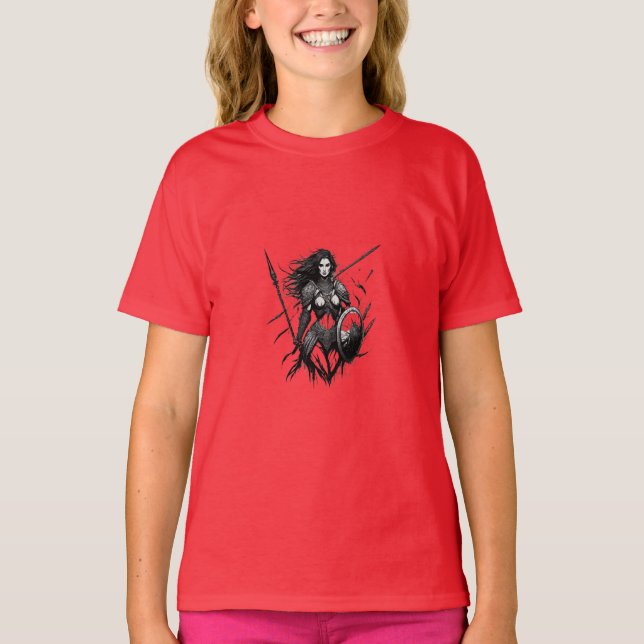Epic Mythical Warriors T Shirt (Framsida)