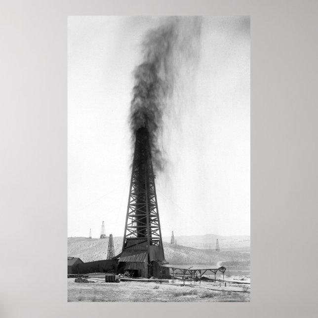 EPIC OIL WELL GUSHER C. 110 POSTER (Framsidan)