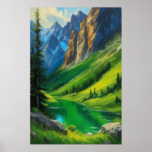 Epic Panorama, Grönt Valley's Dance Poster