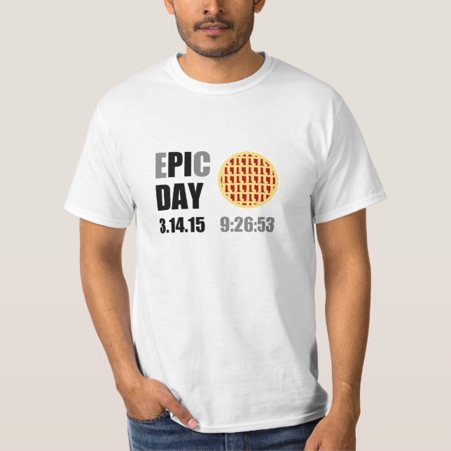 Epic Pi Day - E"PI"C DAY T-shirt (Framsida)