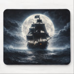 Epic Pirate Ship Moon Mouse Pad – Dark Ocean Pirat Musmatta<br><div class="desc">Upgrade your desk setup with this epic pirate ship mouse pad featuring a mysterious vessel sailing across a dark ocean beneath a massive glowing moon. Surrounded by mist, waves, and a dramatic night sky, this design captures the spirit of pirate adventure and legendary sea voyages. The cinematic nautical artwork creates...</div>