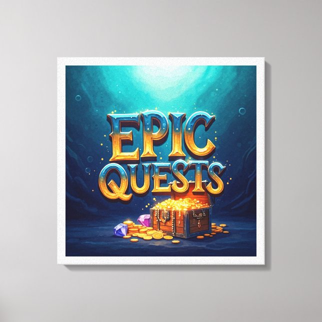 Epic Quests Canvastryck (Framsida)