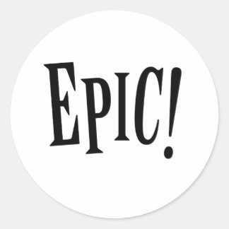Epic Runt Klistermärke