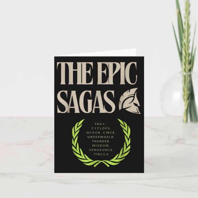 Epic Sagas Odysseus Musical Kort (Framsida)