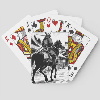 Epic Samurai Rider Manga Art Print Casinokort
