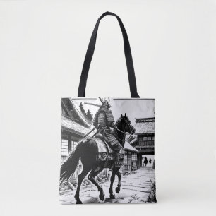 Epic Samurai Rider Manga Art Print Tygkasse