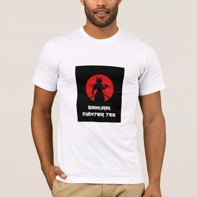 Epic Samurai Warrior Tee | Standing With Sword  (Framsida)