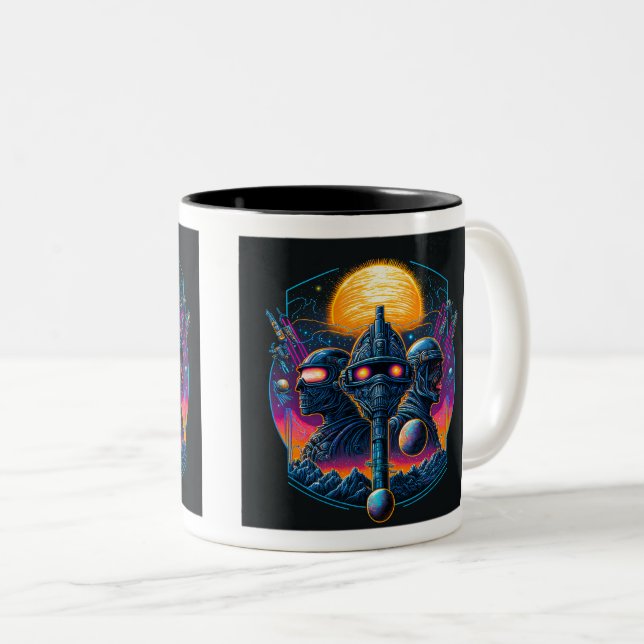 Epic Science fiction 2-Tone Mugg, 11 oz Två-Tonad Mugg (Framsida höger)