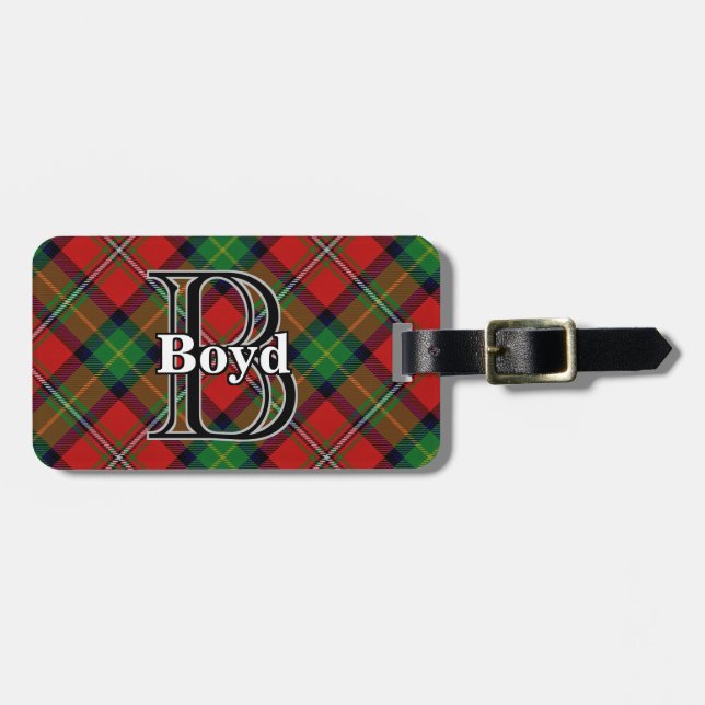 Epic Scotland Klan Boyd Tartan Bagagebricka (Horisontell Framsida)