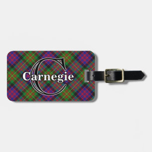 Epic Scotland Klan Carnegie Tartan Bagagebricka