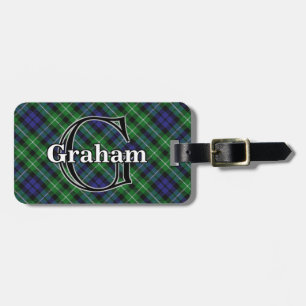 Epic Scotland Klan Graham Tartan Bagagebricka