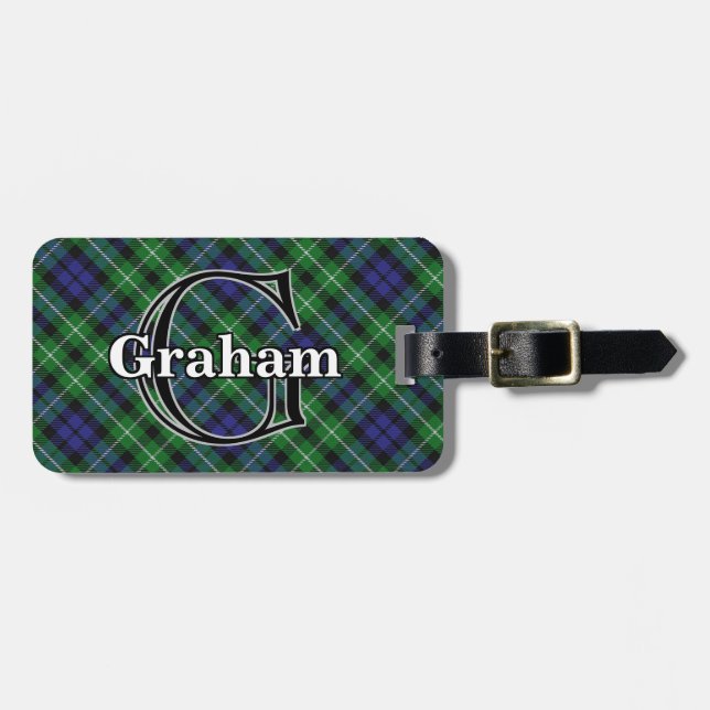 Epic Scotland Klan Graham Tartan Bagagebricka (Horisontell Framsida)