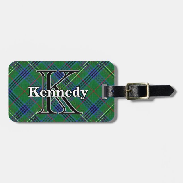 Epic Scotland Klan Kennedy Tartan Bagagebricka (Horisontell Framsida)