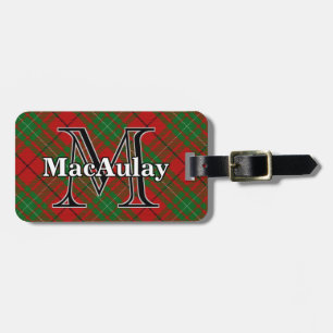 Epic Scotland Klan MacAulay Tartan Bagagebricka