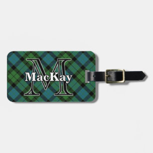 Epic Scotland Klan MacKay Ancient Tartan Bagagebricka