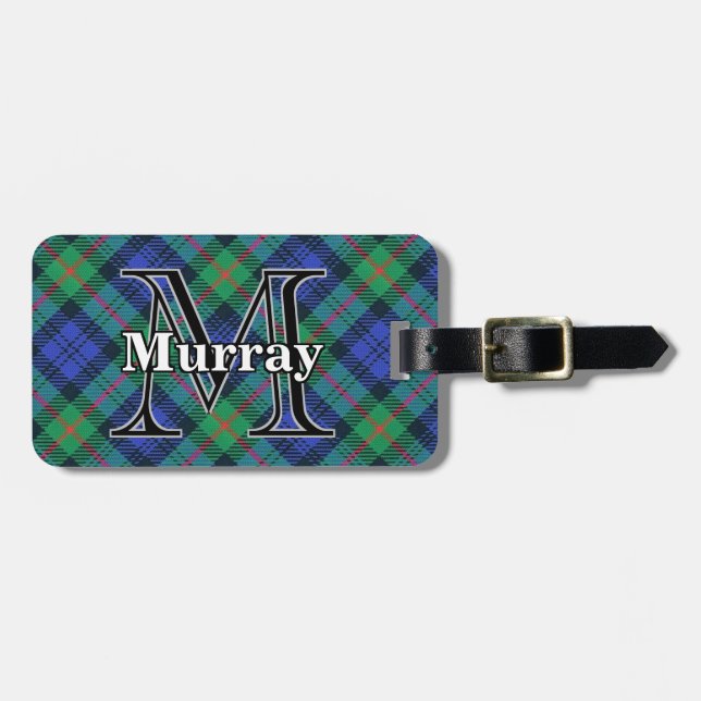 Epic Scotland Klan Murray Tartan Bagagebricka (Horisontell Framsida)