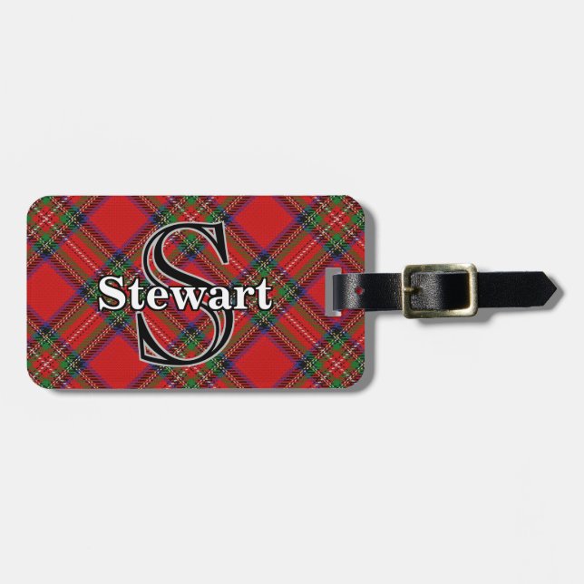 Epic Scotland Klan Stewart Tartan Bagagebricka (Horisontell Framsida)
