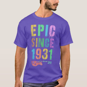 EPIC sedan 1931 Fantastisk Rockstar 91:a födelseda T Shirt