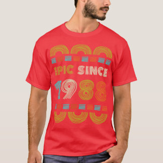 Epic sedan 1988 födelsedag Gift-familjen BbayGift T Shirt