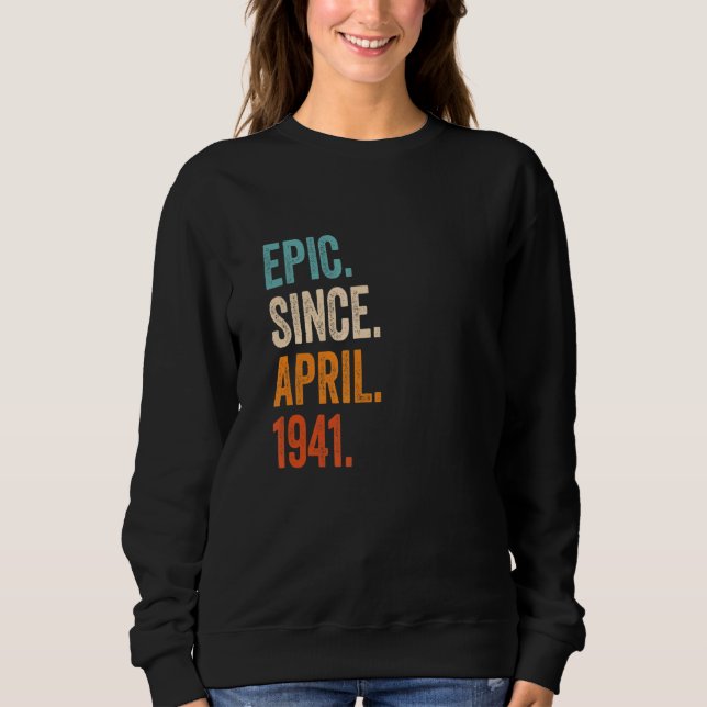 Epic sedan april 1941 82:a födelsedagen t shirt (Framsida)