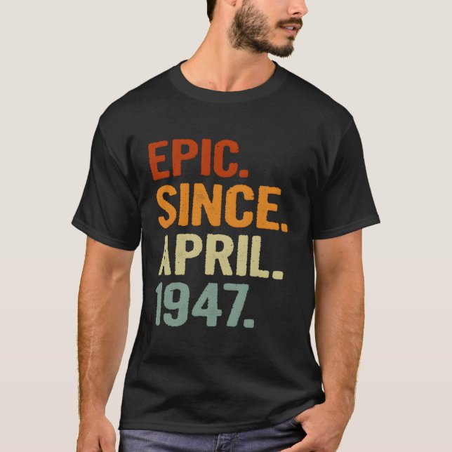 Epic sedan april 1947 Stil 74 74:e T Shirt (Framsida)