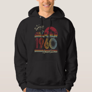 Epic Sedan juli 1960 62 år 62:a födelsedagen Hoodie