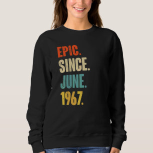 Epic sedan juni 1967 55 år gammal 55:e födelsedage t shirt
