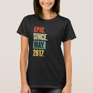 Epic sedan maj 2017 5 år gammal 5:e födelsedagen t shirt