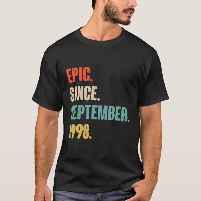 Epic sedan september 1998 - gåva för 23 år t shirt (Framsida)