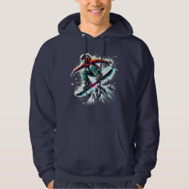 Epic Snowboarder in Action Hoodie