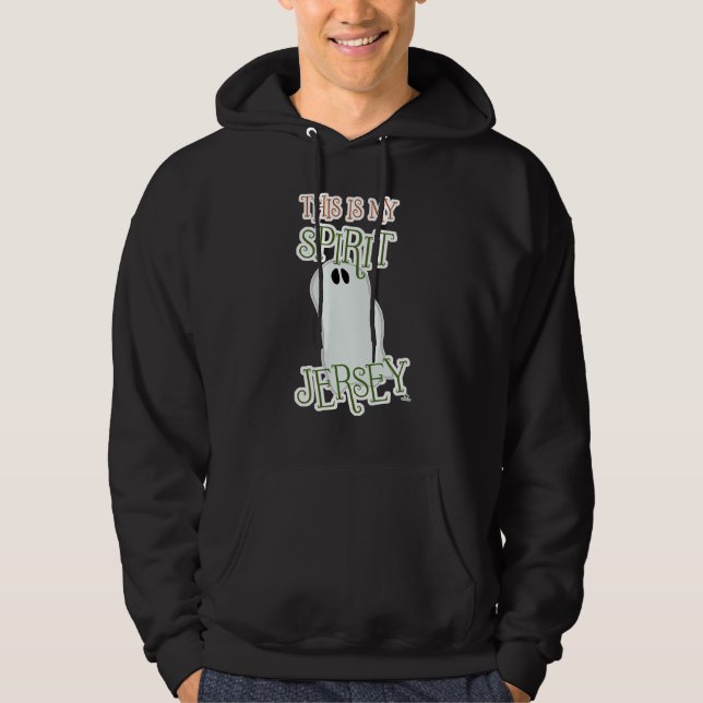 Epic Spirit Jersey Halloween Humor Design Hoodie (Framsida)
