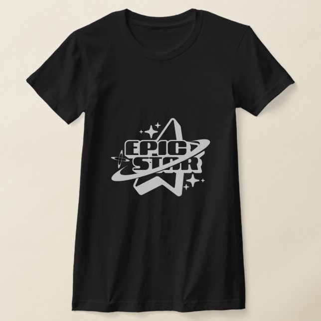 Epic Star T-Shirt | Coola Space Galaxy Graphic Tee (Laydown)