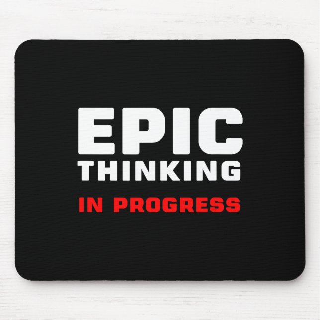 Epic Thinking In Progress Big Ideas Introvert Game Musmatta (Framsidan)