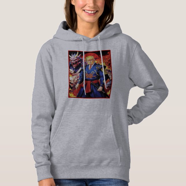 Epic Trump Samurai Anime T Shirt (Framsida)