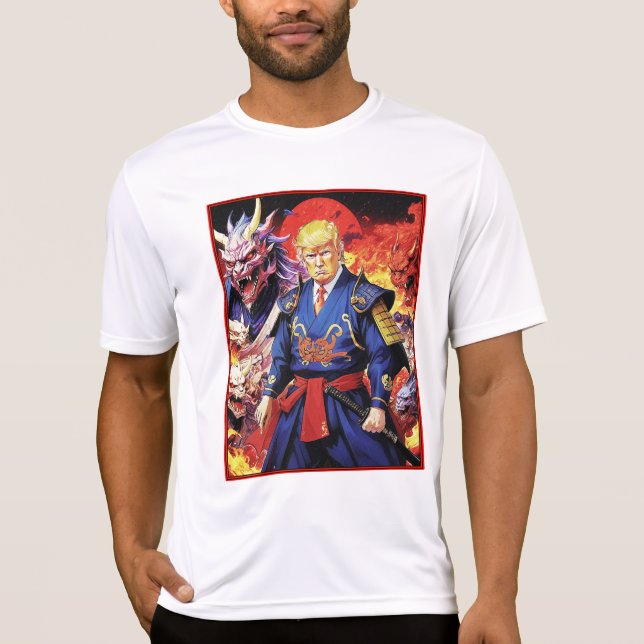 Epic Trump Samurai Anime T Shirt (Framsida)