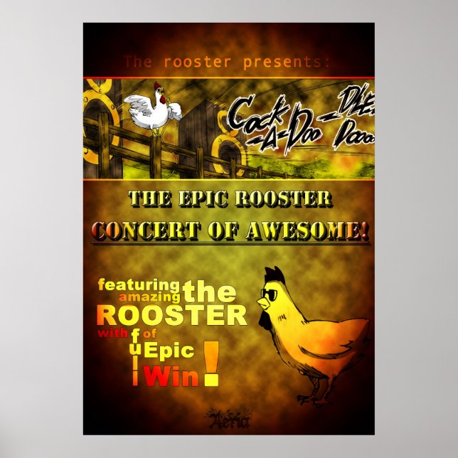 Epic Tuppar konsert Poster (Framsidan)