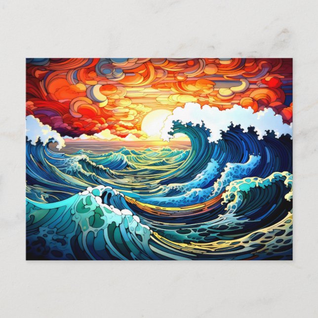 Epic Vågar 12 Vykort (Framsida)