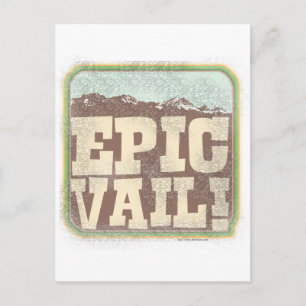 Epic Vail Vykort