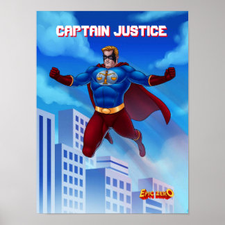 Epic Zero Kapten Justice Poster