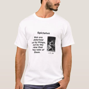 Epictetus beskådar av saker t-shirt