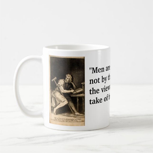 Epictetus-citat 1 kaffemugg (Vänster)