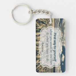 Epictetus "Do it" inspirationsoffert Nyckelring