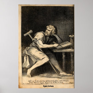 Epictetus / Grekisk filosopher / Poster