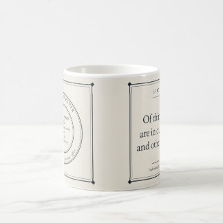 Epictetus I Vår Makt Dikotomi av Kontroll Kaffemugg