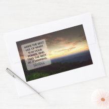 Epictetus inspirationsoffert "Bästa använda"