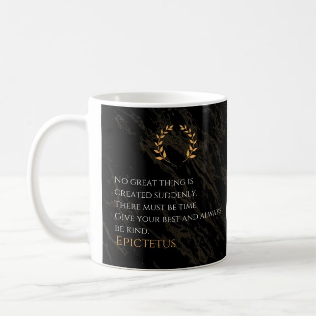 Epictetus recept for Greatness Kaffemugg (Vänster)