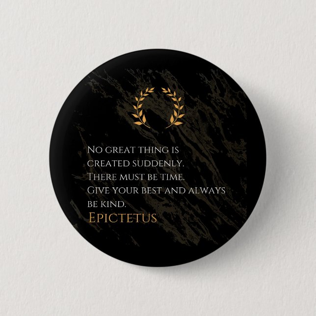 Epictetus recept for Greatness Knapp (Framsida)